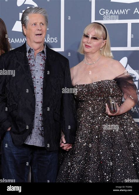 Musician Brian Wilson of the Beach Boys (L), wife Melinda Wilson arrive at the 54th annual ...