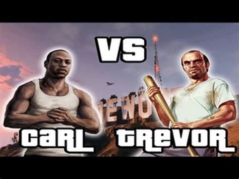 GTA San Andreas: CJ vs Trevor - YouTube