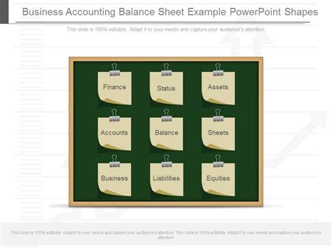 Business Accounting Balance Sheet Example Powerpoint Shapes