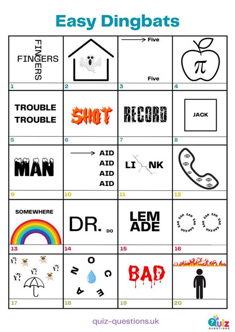 Easy Dingbats Christmas Quiz And Answers, Printable Christmas Quiz, Quiz With Answers, Teaching ...