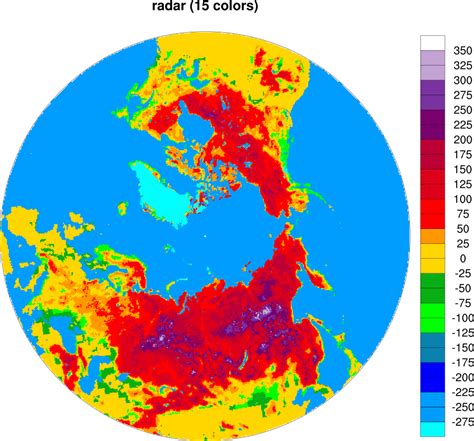 radar color table