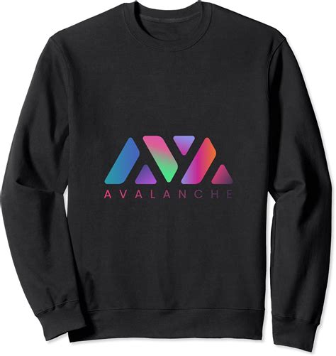 Avalanche AVAX Logo Image Cryptocurrency Sudadera : Amazon.es: Moda