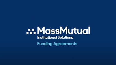 Funding Agreements | Institutional Solutions | MassMutual - YouTube