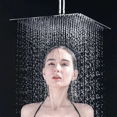 Modern Rainfall 10'' Big Squqre Stainless Steel 304 Large Rain Shower Head - Buy Top Shower Head ...