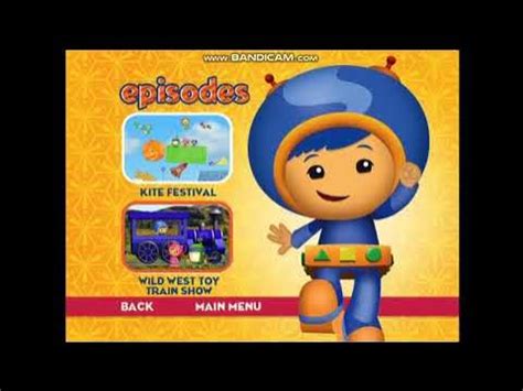 Team Umizoomi Menu Walkthrough - YouTube