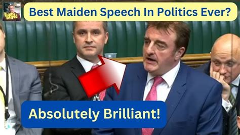 Best Brilliant Epic Maiden Speech Ever Made In Politics? - YouTube