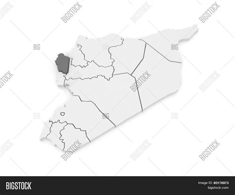 Map Latakia. Syria. 3d Image & Photo (Free Trial) | Bigstock