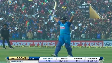 Rohit Sharma 208 Highlights| Rohit Sharma 208 VS Sri Lanka Highlights - YouTube