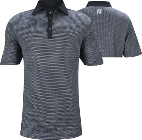 FootJoy ProDry Lisle Jacquard Dot Print Golf Shirts