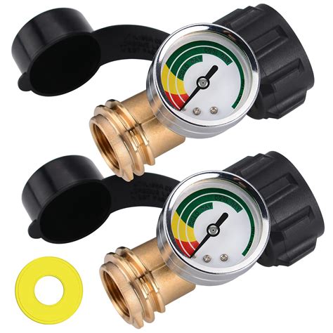 Buy 2 Pack UPGRADED Propane Tank Gauge Level Indicator with Color Coded ...