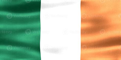 3D-Illustration of a Ireland flag - realistic waving fabric flag 12568485 Stock Photo at Vecteezy