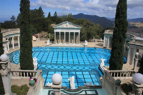 McLeanCamino: Hearst Castle outdoor pool with Graeco-Roman structures ...