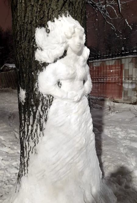 Snow Sculptures in Russia