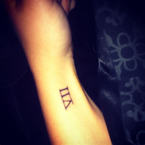 Roman numeral 7, placement is just below my left wrist | Tattoos, Roman numeral tattoos, Friend ...