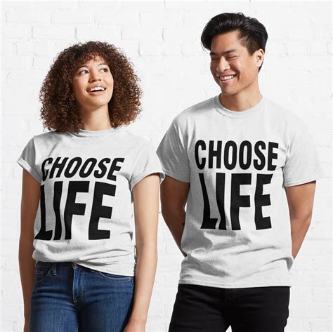 "WHAM Choose Life George Michael Choose Life T-Shirt Tribute Tees" T ...