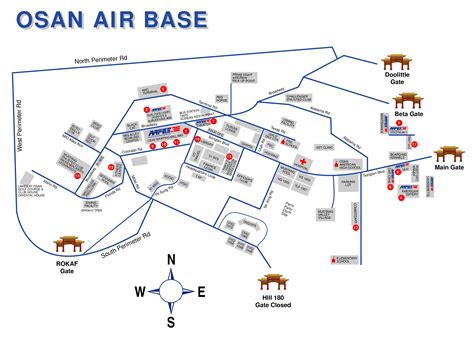 Osan Air Force Base Korea Map - United States Map