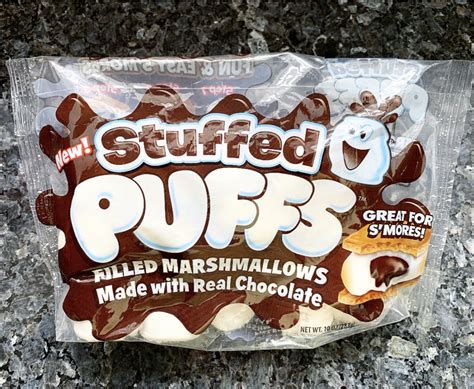 REVIEW: Stuffed Puffs Filled Marshmallows (Updated with Chocolate-on ...