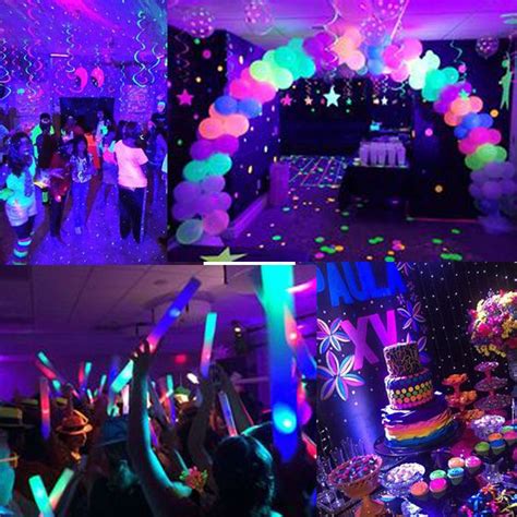 Black Light Party Decorations Pixel