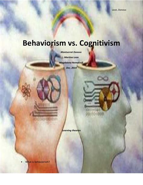 behaviorism vs. cognitivism by montse donoso - Issuu