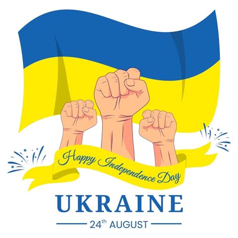 Premium Vector | Vector graphic of ukraine independence day for ...