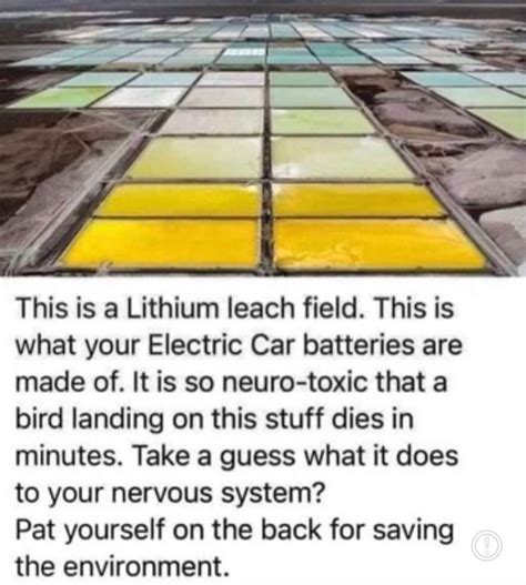 This is a Lithium Leach Field