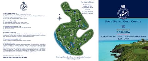 Scorecard - Port Royal Golf Course