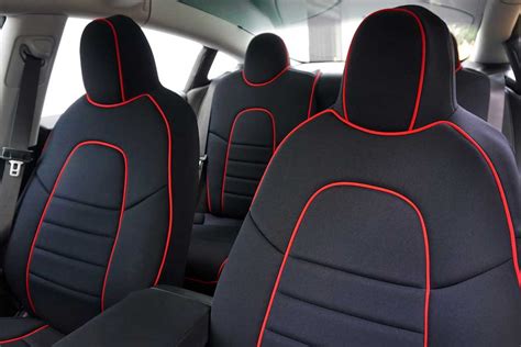 Tesla Model 3 Seat Covers for Front and Rear Seats – EVANNEX Aftermarket Tesla Accessories