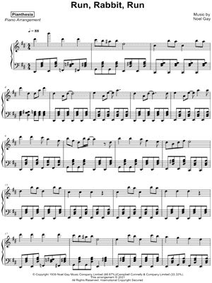 "Run, Rabbit, Run" Sheet Music - 3 Arrangements Available Instantly ...