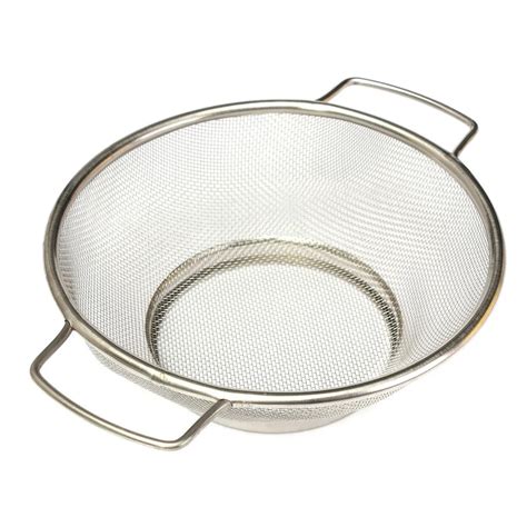 Stainless Steel Fine Mesh Strainer Bowl Drainer Vegetable Sieve ...