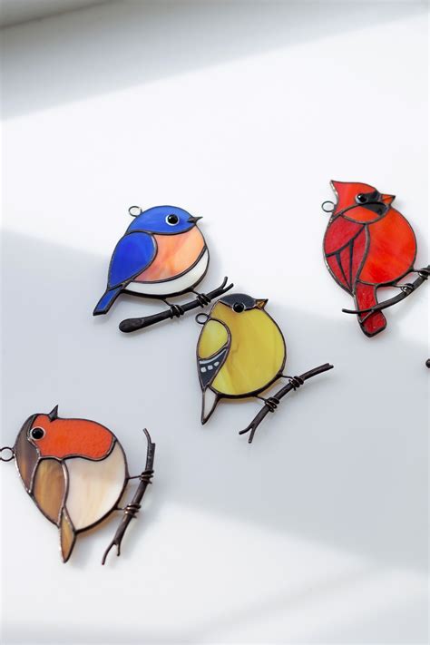 Stained Glass Birds: bird suncatchers – Glass Art Stories | Stained ...