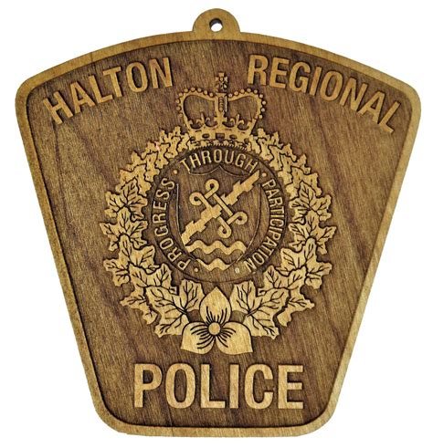 Halton Regional Police Service • Heritage Wooden Gifts • BC Engraving ...