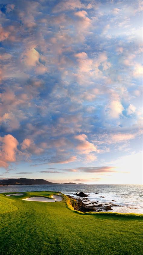 Pebble Beach Fairway - Hole #7 ~ iPhone background : r/golf