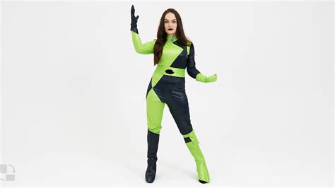 Kim Possible Animated Series Shego Costume for Women