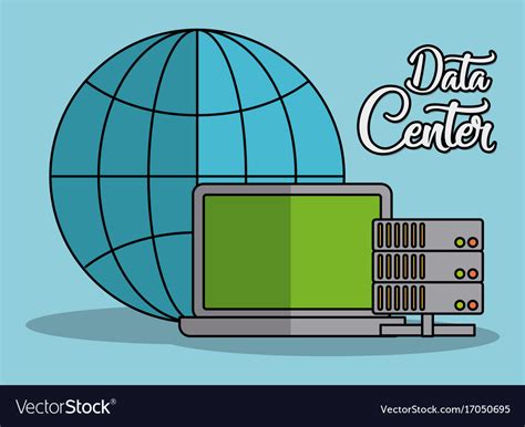 Data center design Royalty Free Vector Image - VectorStock