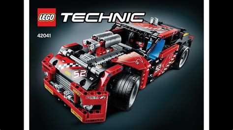 LEGO 42041 Race Car Instructions B Model LEGO TECHNIC 2015 - YouTube