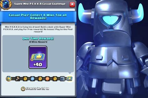 Super Mini Pekka Casual Challenge in Clash Royale: Information, rewards, and more