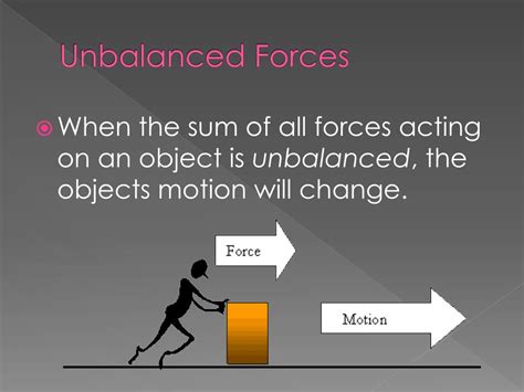 PPT - Balanced & Unbalanced Forces Newton’s Laws of Motion PowerPoint ...