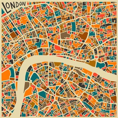 Modern Abstract City Maps — Colossal