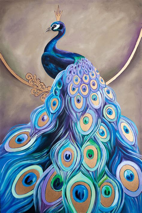 Indian Peacock Painting