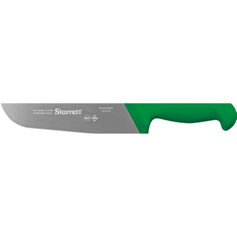 Butchers Knife 8" (200mm) Wide Straight (Green) – Butchers-Sundries