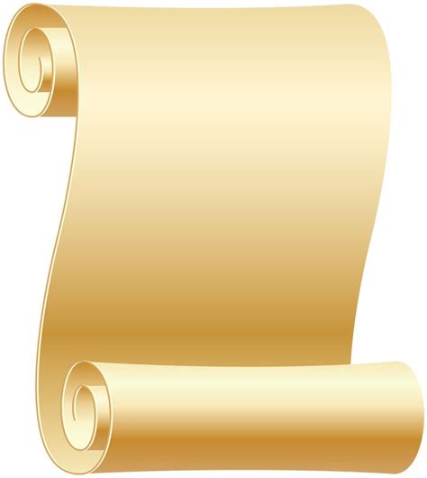 Empty Scroll Transparent PNG Clip Art Image | Gallery Yopriceville ...