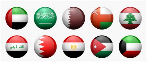 Gcc Country Flags Png , Png Download - Gcc Countries Flags Png ...