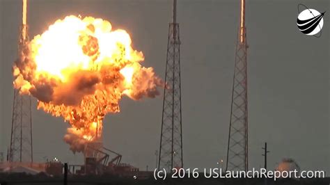 SpaceX (Facebook Satellite) explosion slow motion - YouTube