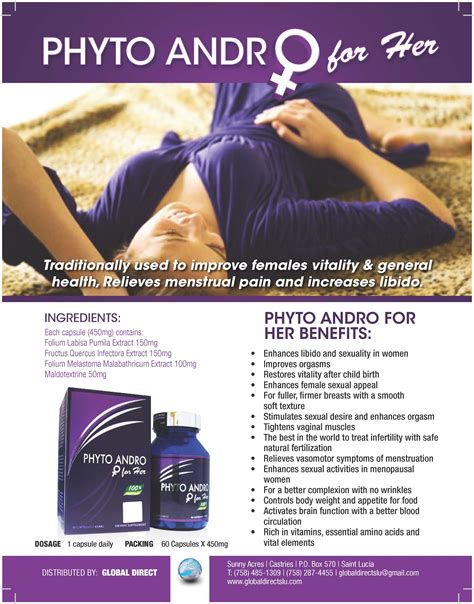 Phyto Andro For Her (60 Capsules) | Global Direct St. Lucia