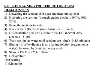 hematoxylin and eosin stains | PPT