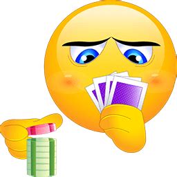 Poker Face | ID#: 54 | Funny Emoticons