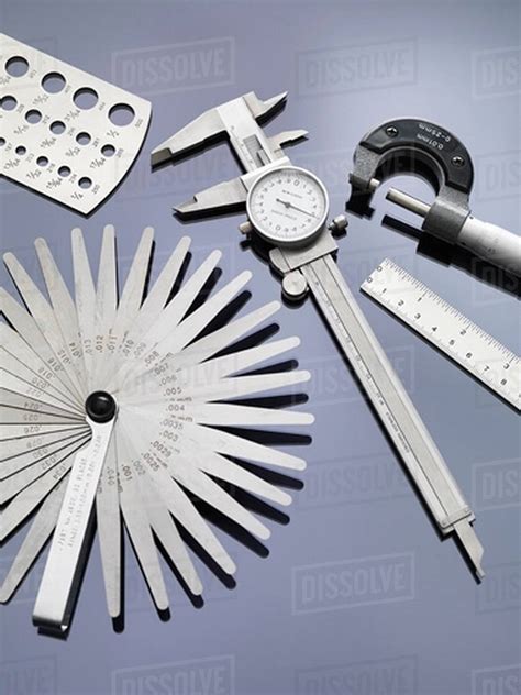 Engineering measurement tools used in Industry - Stock Photo - Dissolve