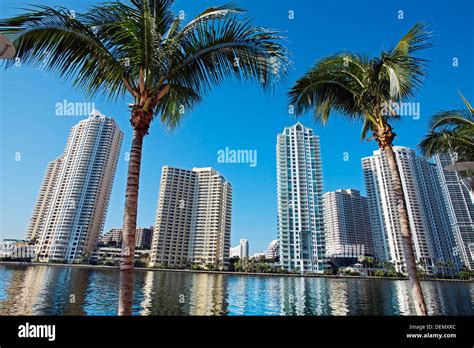 Brickell Island, Downtown Miami, Miami, Florida, USA Stock Photo - Alamy