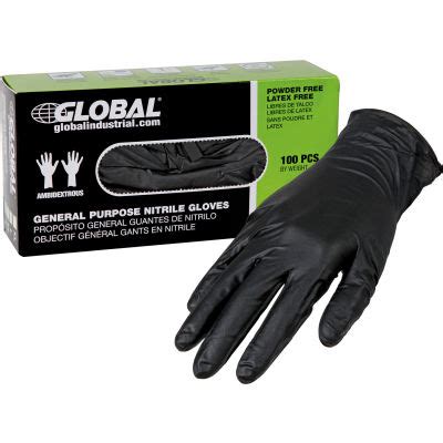 Gloves & Hand Protection | Nitrile | Global Industrial™ Nitrile Gloves ...