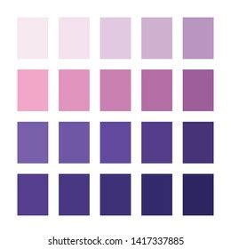 Purple Color Palette Vector Illustration Stock Vector (Royalty Free) 1417337885 | Shutterstock